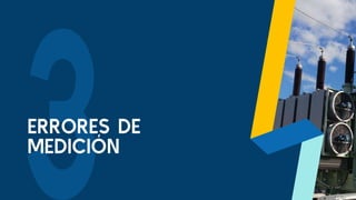 ERRORES DE
MEDICIÓN
 