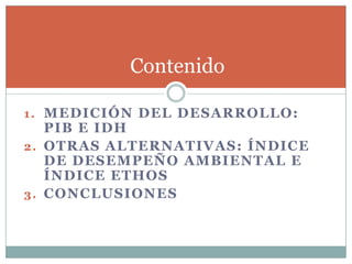 Fundación ethos. Índice ethos de pobreza. 2011