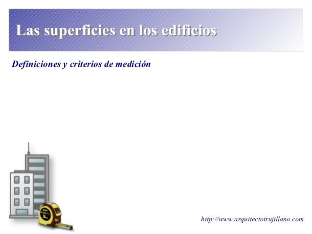 Superficie útil y superficie construida
