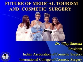 Dr. Vijay SharmaDr. Vijay Sharma
PresidentPresident
Indian Association of Cosmetic SurgeryIndian Association of Cosmetic S...