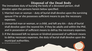 Medico - Disposal of Body.pptx by author solis | PPTX