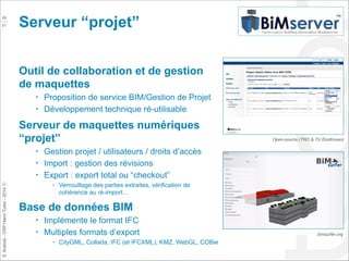 !24
31

Serveur “projet”
Outil de collaboration et de gestion
de maquettes
•
•

Proposition de service BIM/Gestion de Proj...