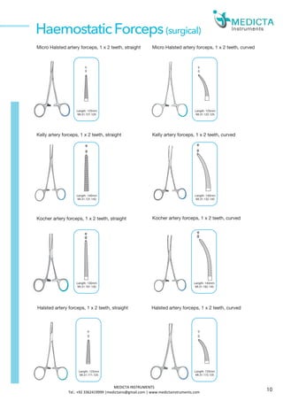 Single Use instruments - Medicta Instruments | PDF