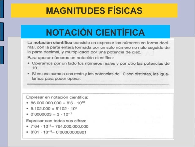 Magnitudes y medidas