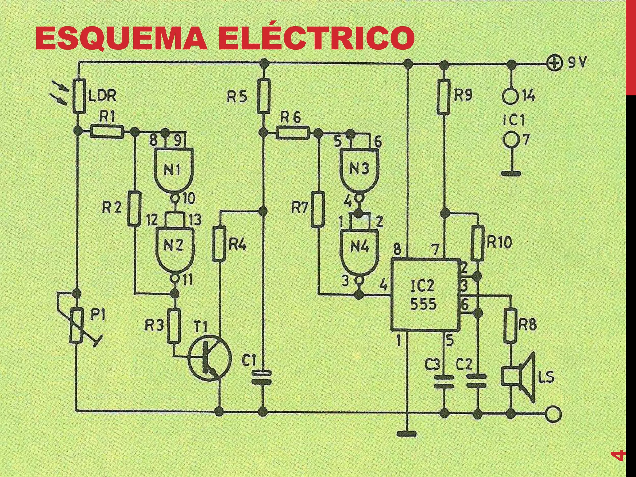 ESQUEMA ELÉCTRICO
4
 