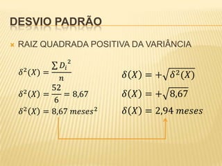 Medidas de dispersão