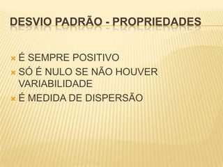 Medidas de dispersão