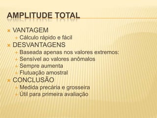 Medidas de dispersão