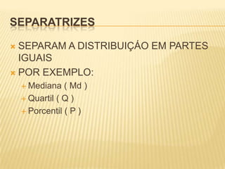 Medidas de posição