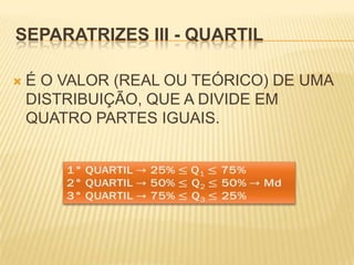 Medidas de posição