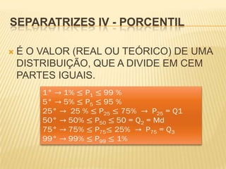 Medidas de posição