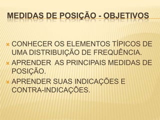 Medidas de posição