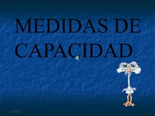 MEDIDAS DE CAPACIDAD 
