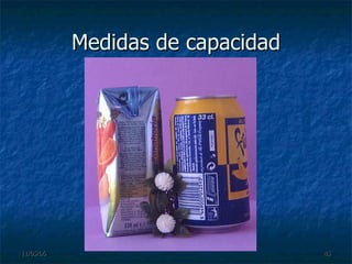 Medidas de capacidad 