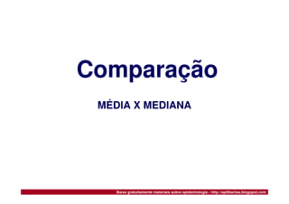 Medidas de Tendência Central e Dispersão