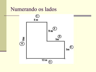 Numerando os lados
 