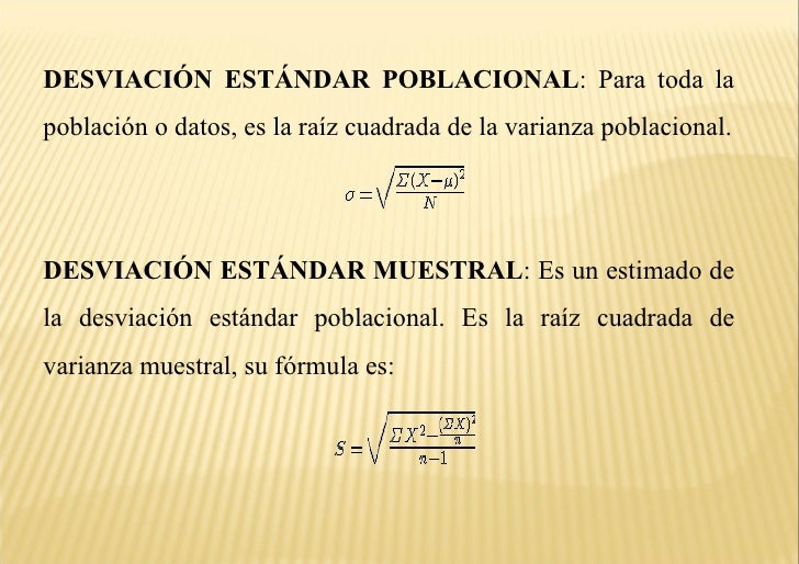 Medidas de dispersion