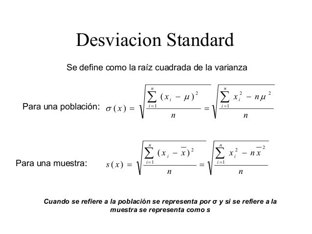 Medidas de dispersion