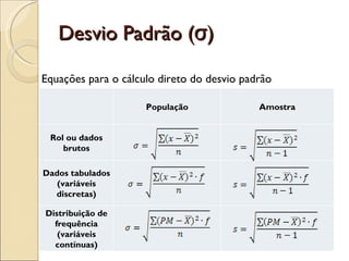 Medidas de dispersão