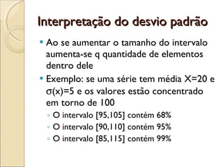 Medidas de dispersão