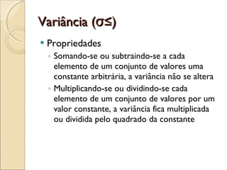 Medidas de dispersão