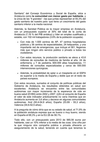Medidas de eficiencia del SSPA | PDF | Health Insurance | Insurance