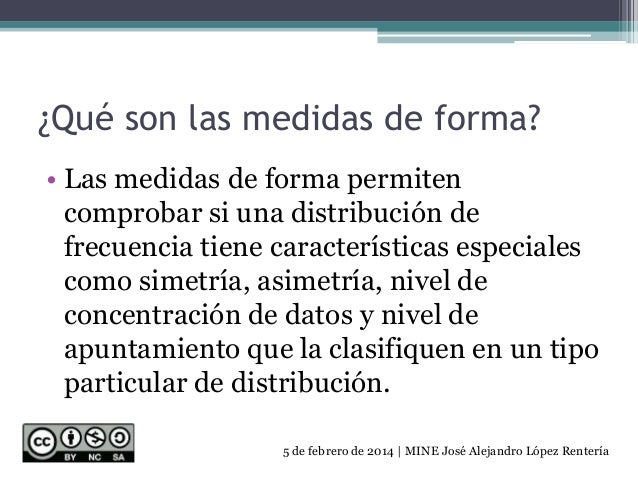 Medidas de Forma