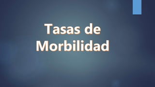 Medidas de frecuencia en epidemiología 2015