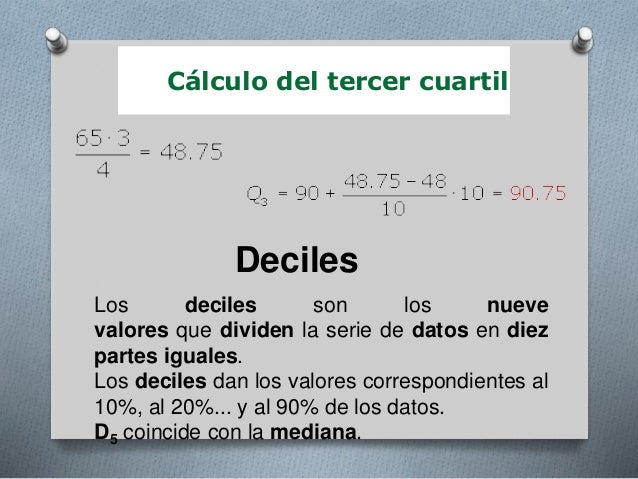 CUARTILES DECILES PERCENTILES ESTADISTICA PDF
