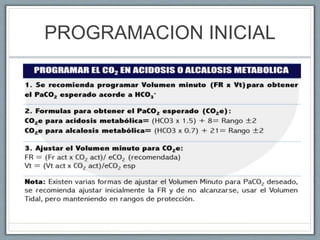 PROGRAMACION INICIAL
 