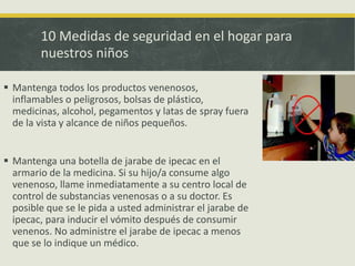 Medidas de seguridad en el hogar | PPTX