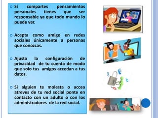 Medidas de seguridad en redes sociales | PPTX
