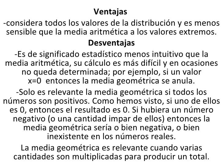 Medidas de tendencia central