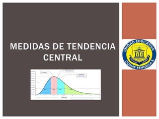 MEDIDAS DE TENDENCIA
CENTRAL
 