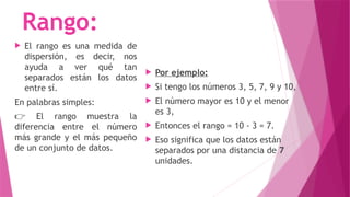 Que Significa Rango Medidas de Tendencia Central: Media, Moda, Mediana y Rango Explicados ...