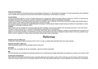 Medidas impostas pela troika