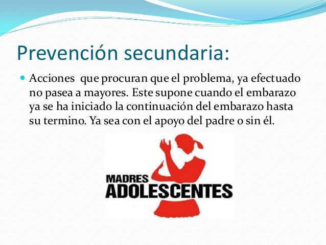 Medidas Preventivas Del Embarazo Precoz