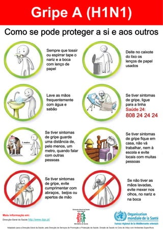 Gripe A -Medidas ProtecçAo Individual