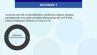 Atividade 1
Diâmetro
 