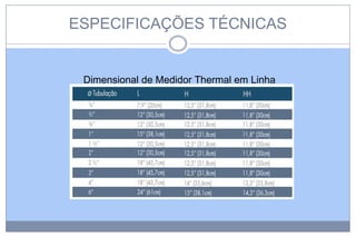 ESPECIFICAÇÕES TÉCNICAS

Dimensional de Medidor Thermal em Linha

 