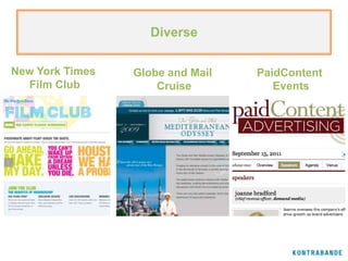 Diverse

New York Times   Globe and Mail   PaidContent
  Film Club          Cruise          Events
 