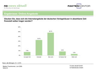 Ergebnisse: Online-Angebote

  Glauben Sie, dass sich die Internetangebote der deutschen Verlagshäuser in absehbarer Zeit
...