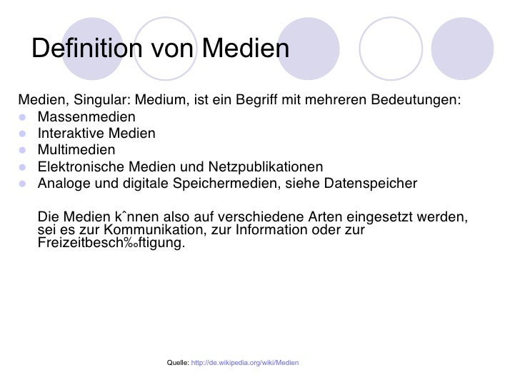 Medienbegegnungen In Der Schule