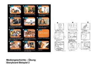Mediengeschichte – Übung 
Storyboard Beispiel 2 
 