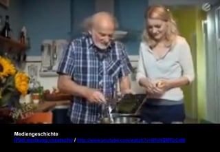 Mediengeschichte 
iPad werbung verarsche / http://www.youtube.com/watch?v=NfnNQMRpCdM 
 