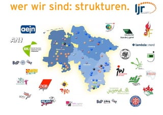 wer wir sind: strukturen.
 
