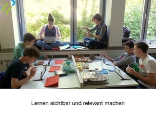 Lernen sichtbar und relevant machen
 