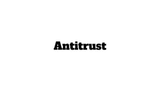 Antitrust
 