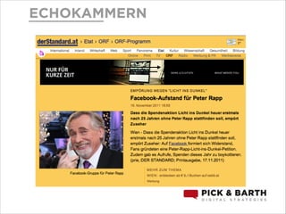 ECHOKAMMERN

2.0

(Traditionell
e)
Medien

 