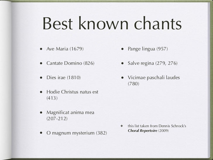 medieval chant